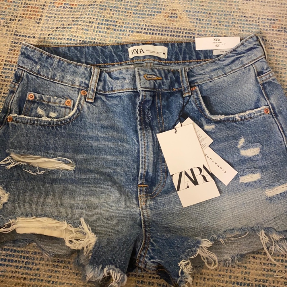 Zara jean shorts